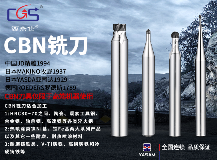 西杰仕CGS-CBN铣刀